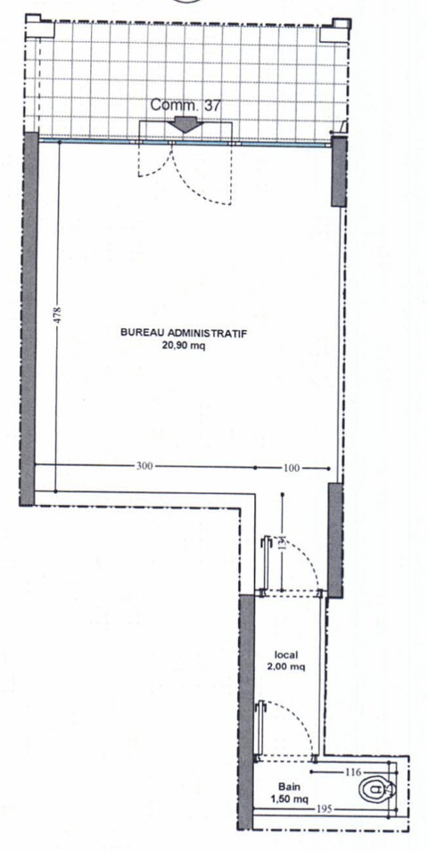 Office for rent in Fontvieille