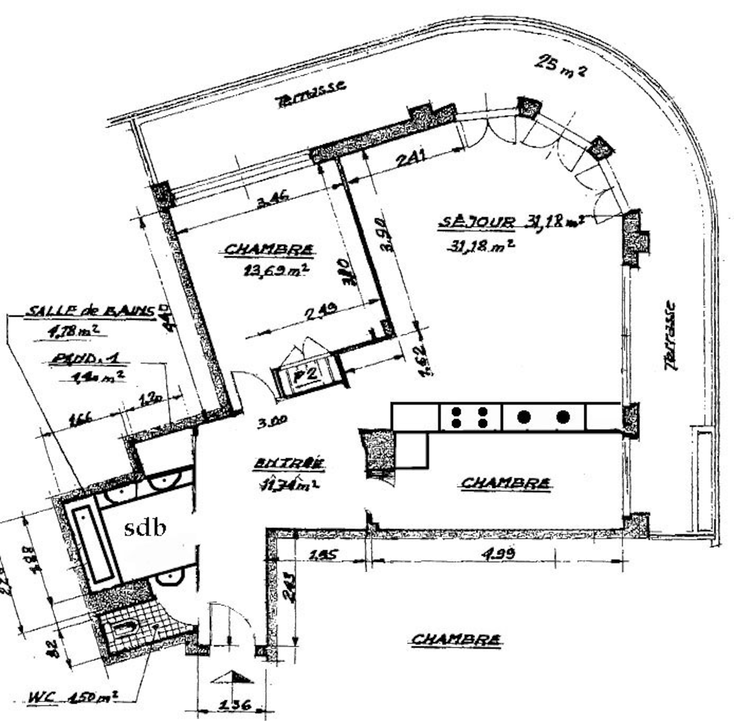 10plan-1741076074 ROQUEBRUNE CAP MARTIN FOR SALE 3 P SEA FRONT